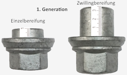 Alcoa wheel nuts Generation 1 